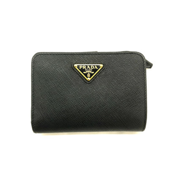 Prada Bifold Wallet Nero Black Saffiano Leather - Picture 1 of 9